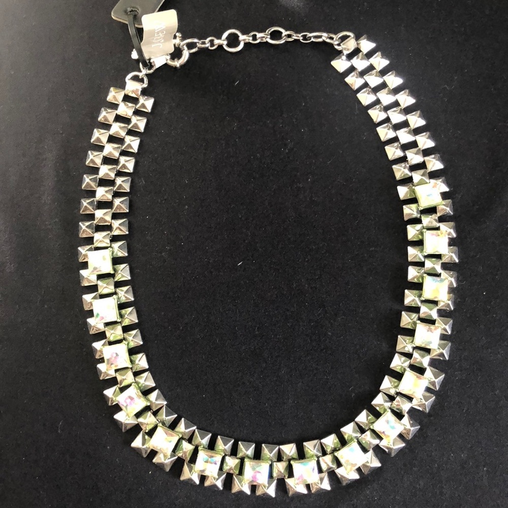 J. Crew Pyramid Necklace